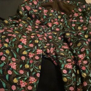 Floral Patterned Pants